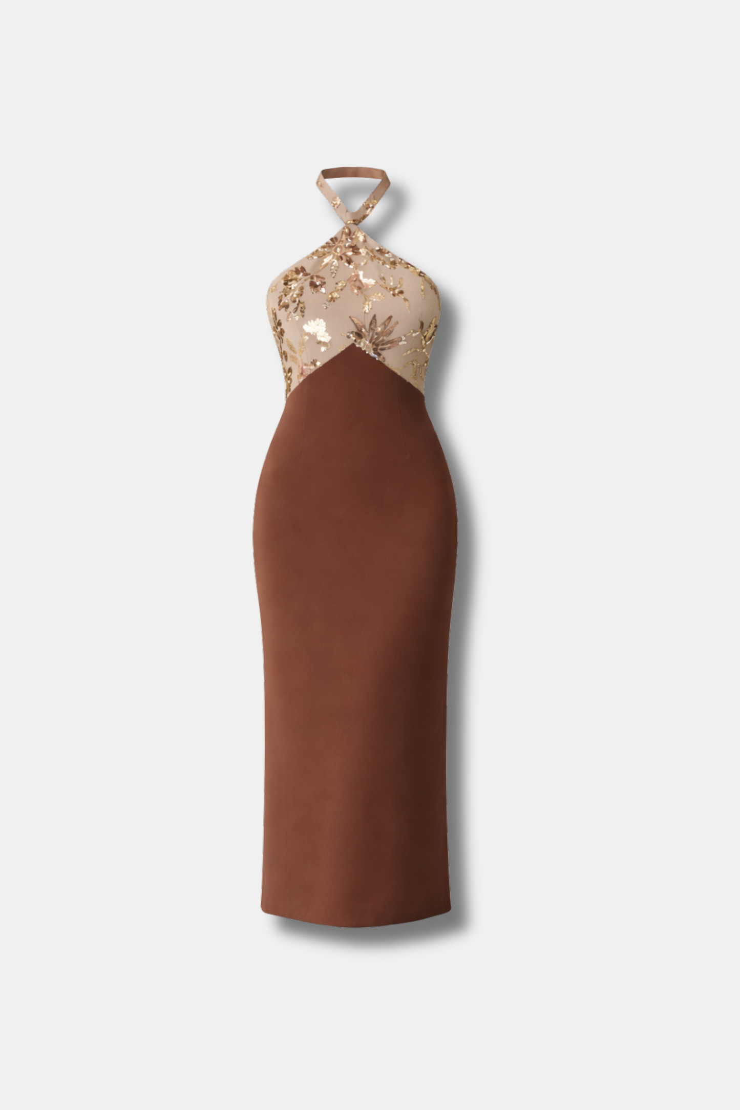 VESTIDO CLARA MARRÓN
