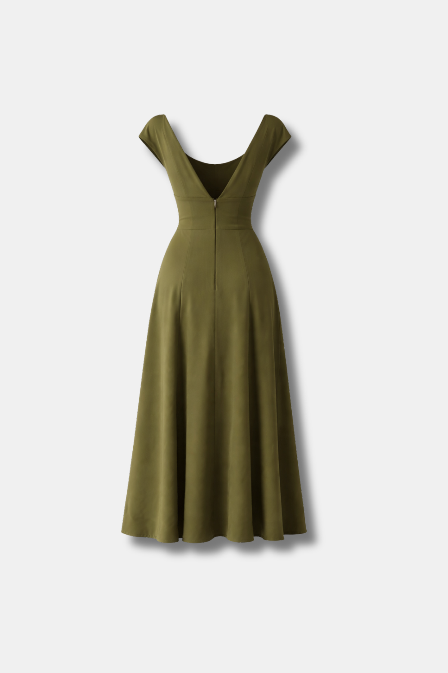 VESTIDO GENOVEVA VERDE KAKI