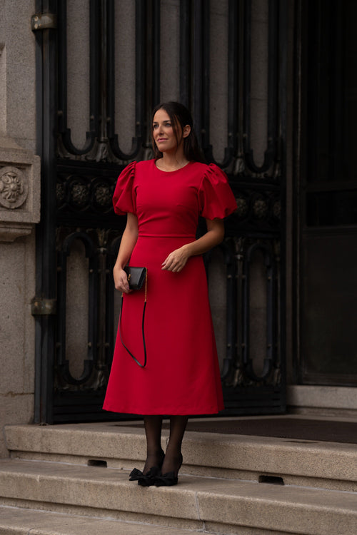 VESTIDO CAMELIA ROJO