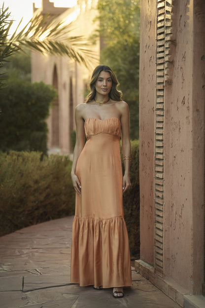 VESTIDO PORTOFINO MELOCOTÓN