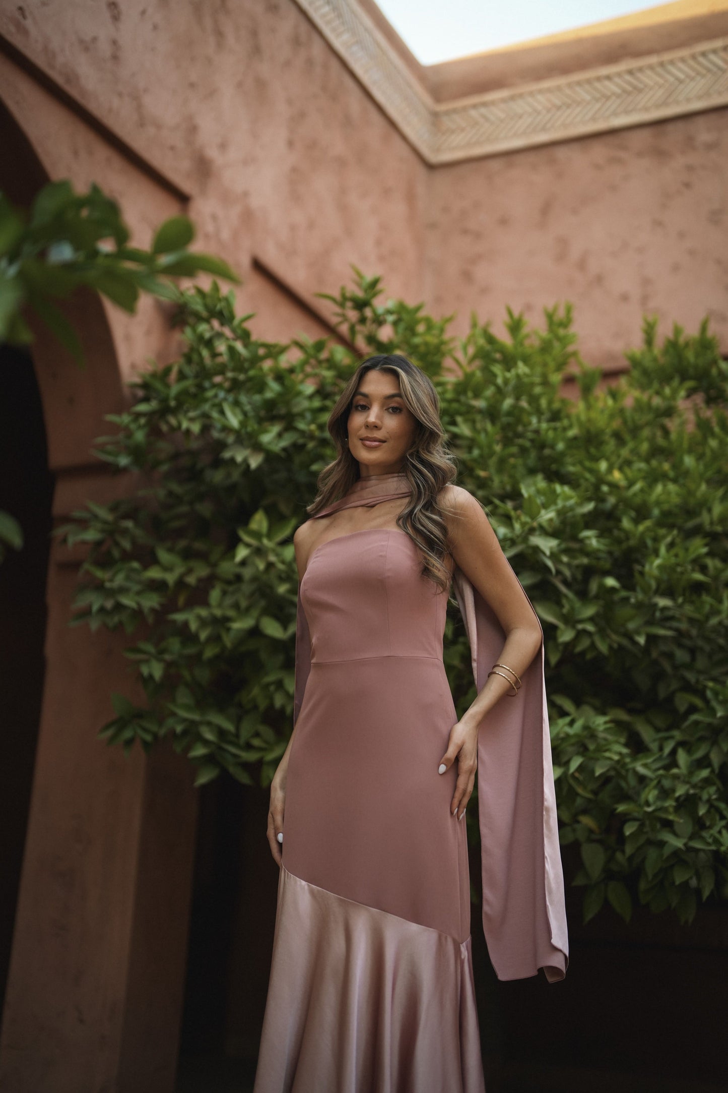 VESTIDO FIONA ROSA PALO