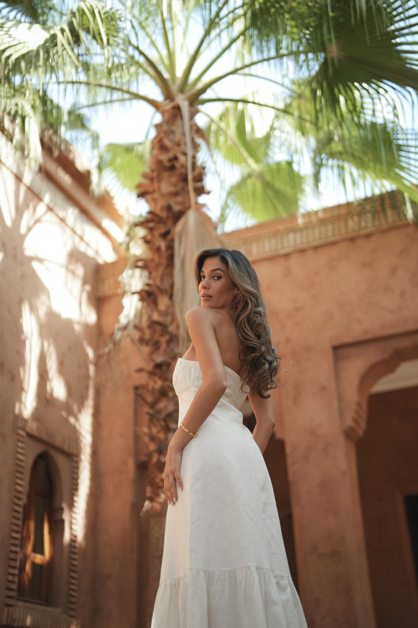 VESTIDO PORTOFINO LINO BLANCO