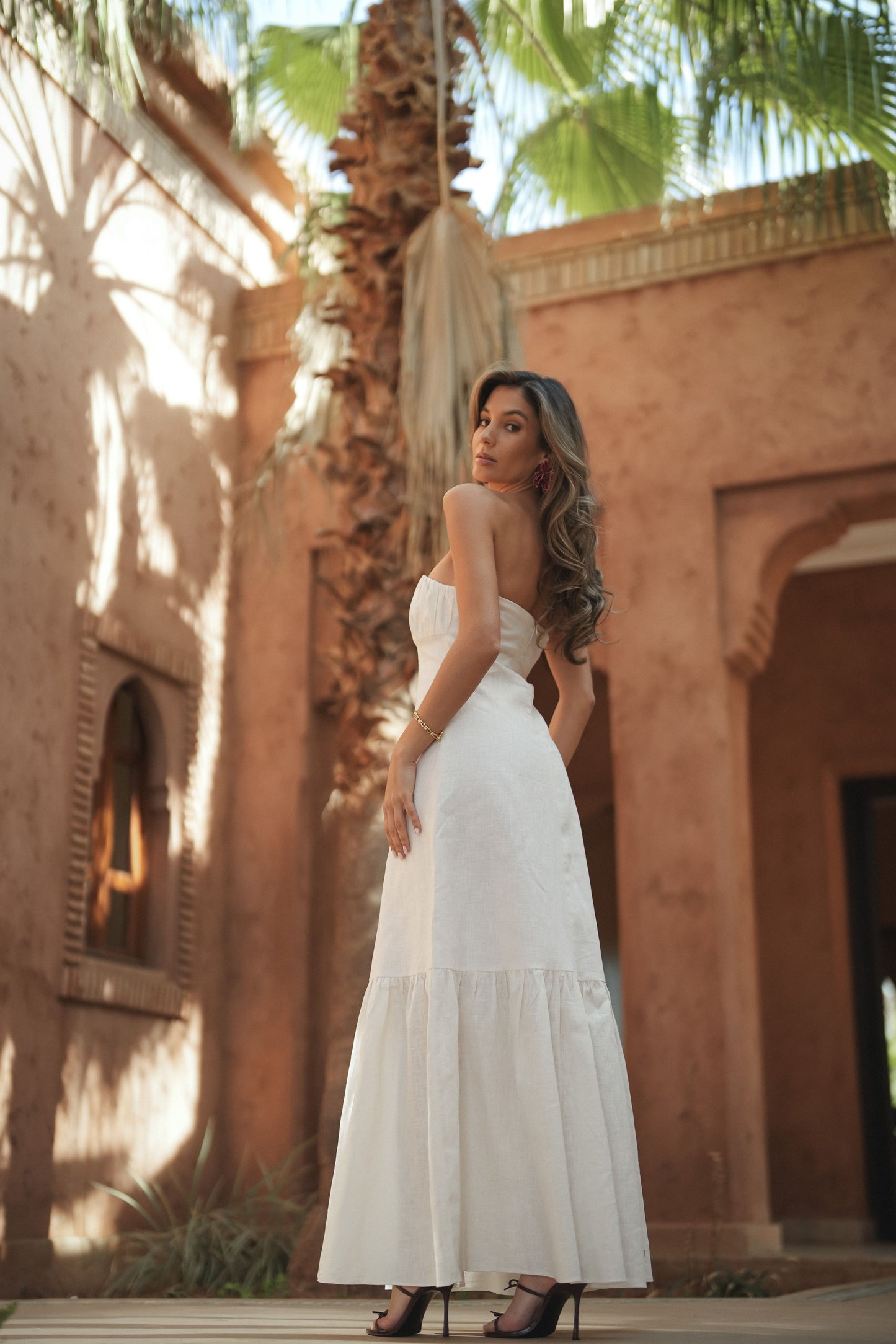 VESTIDO PORTOFINO LINO BLANCO