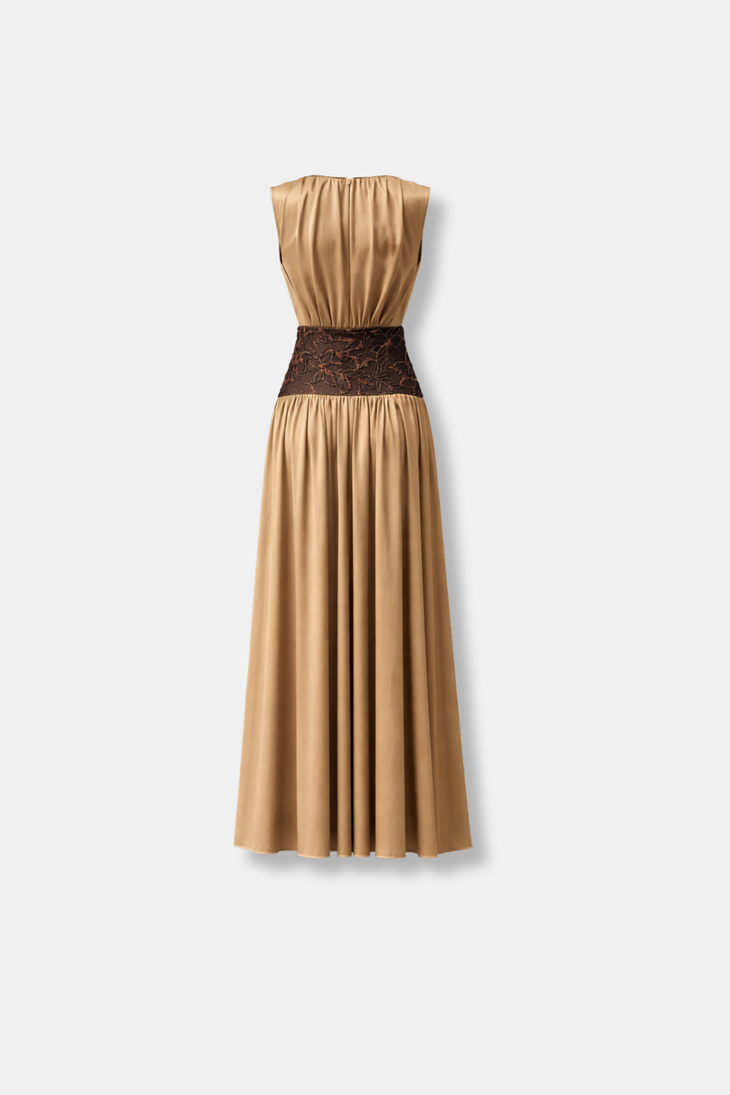 VESTIDO LOUVRE DORADO