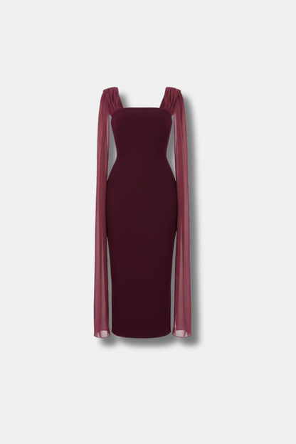 VESTIDO NICOLE GRANATE
