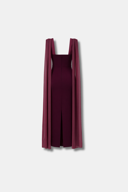 VESTIDO NICOLE GRANATE
