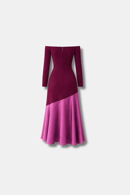 VESTIDO FIONA GRANATE M/LARGA