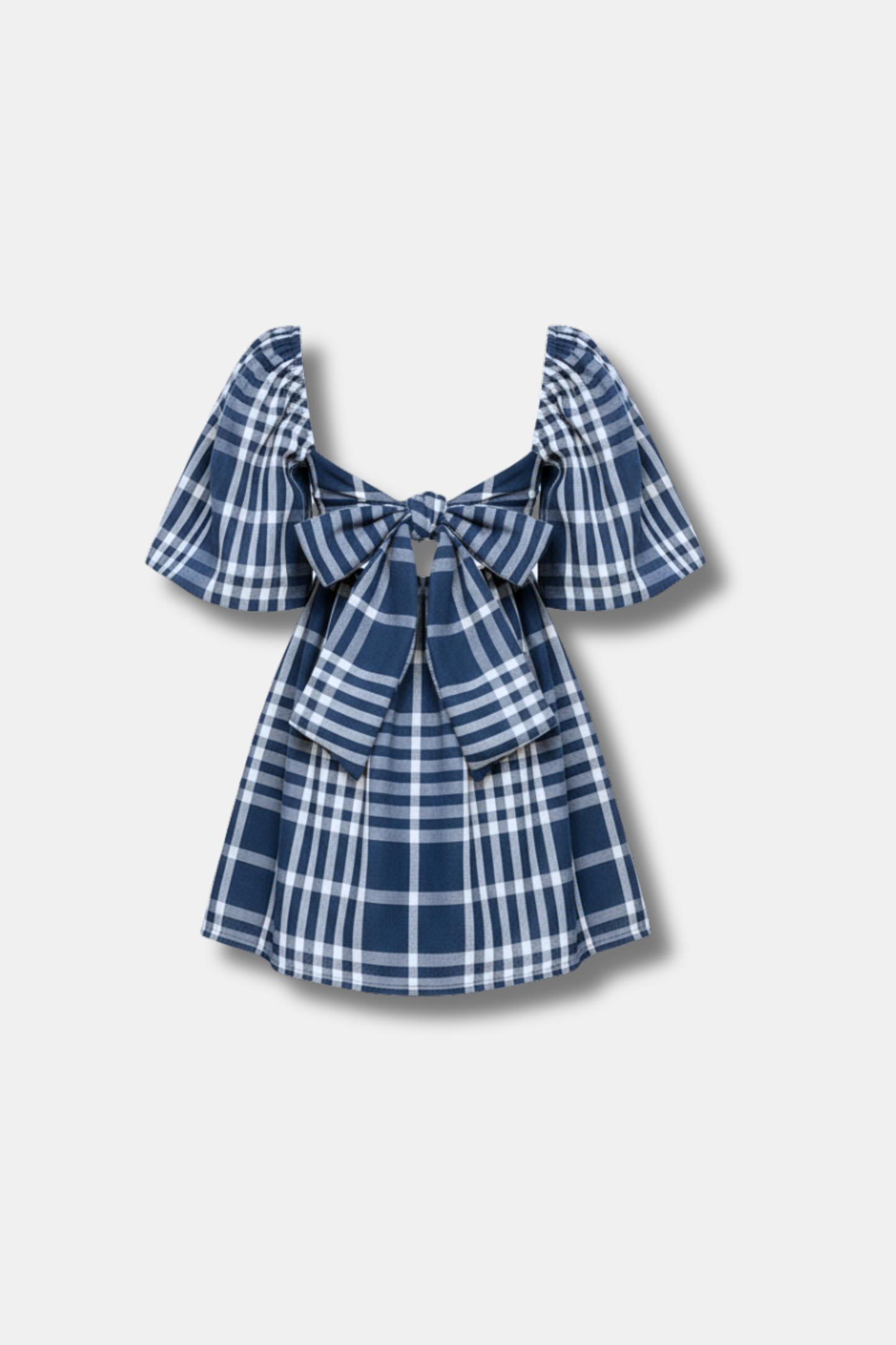 VESTIDO CORTO CUADROS