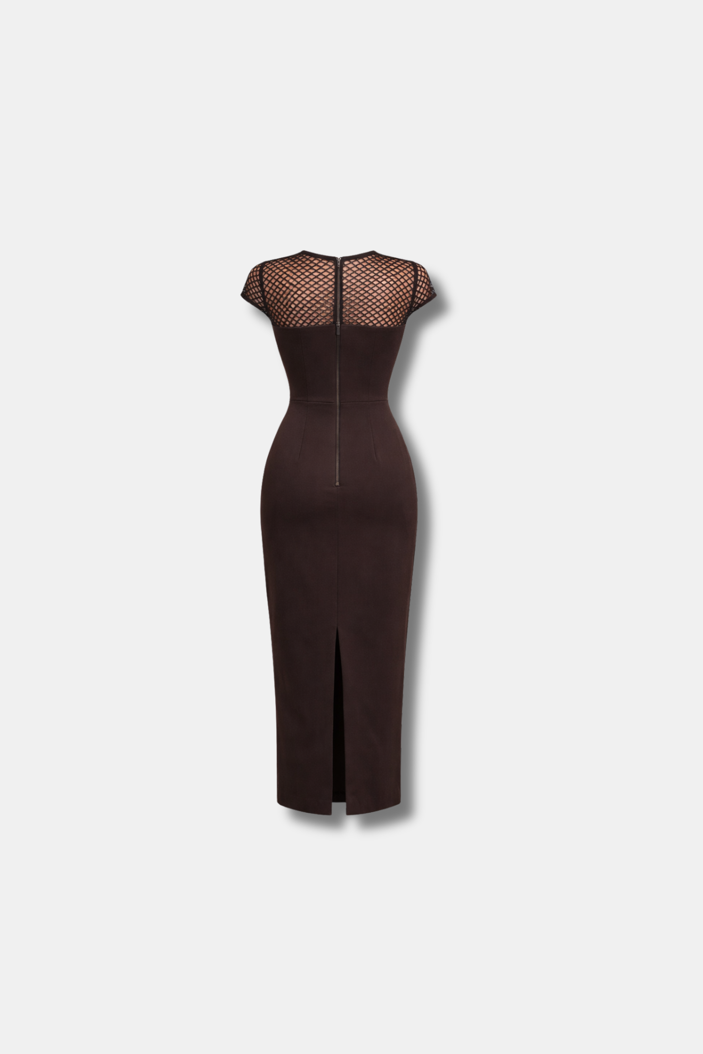 VESTIDO ÉLYSÉE MARRÓN