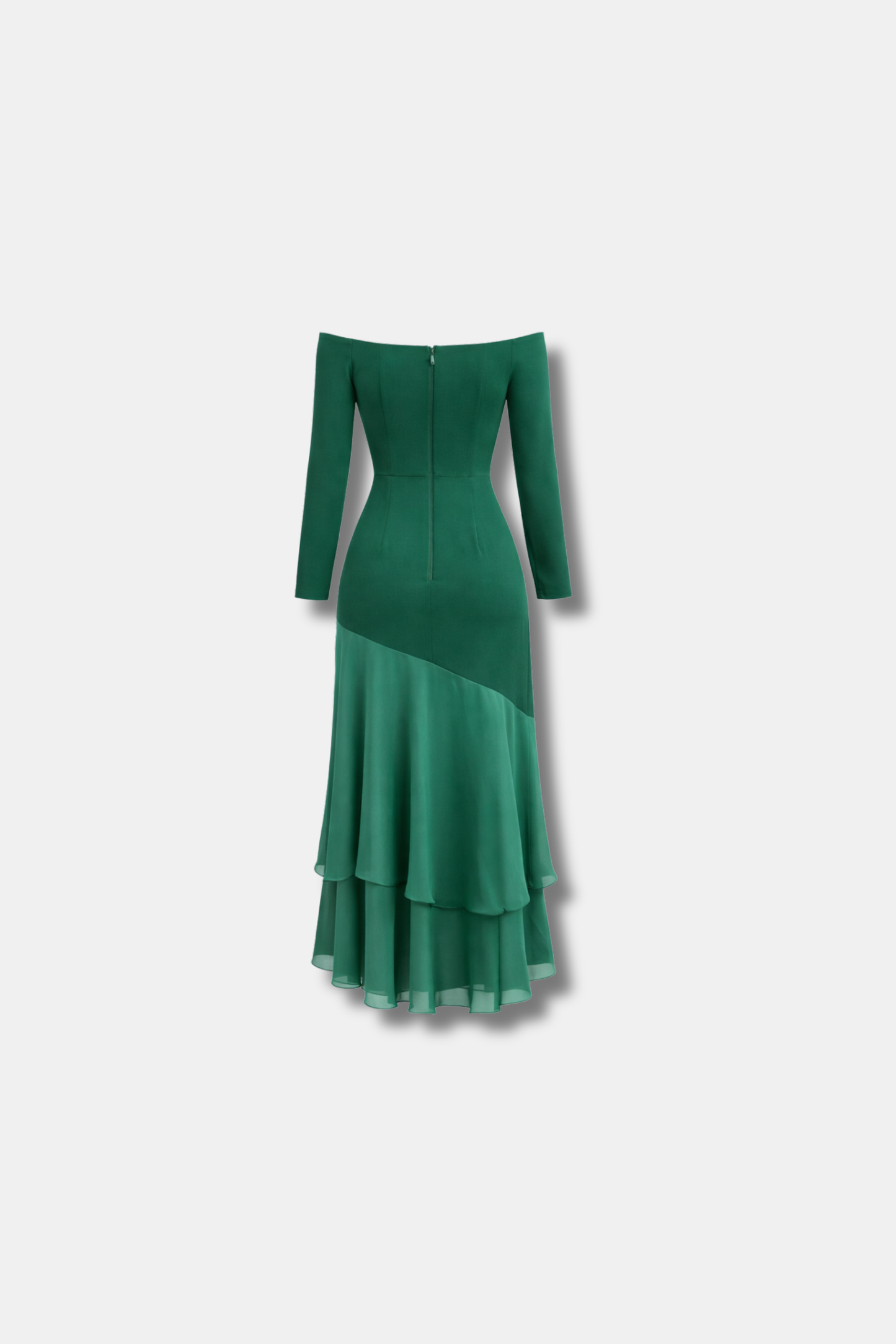 VESTIDO FIONA M/LARGA VERDE