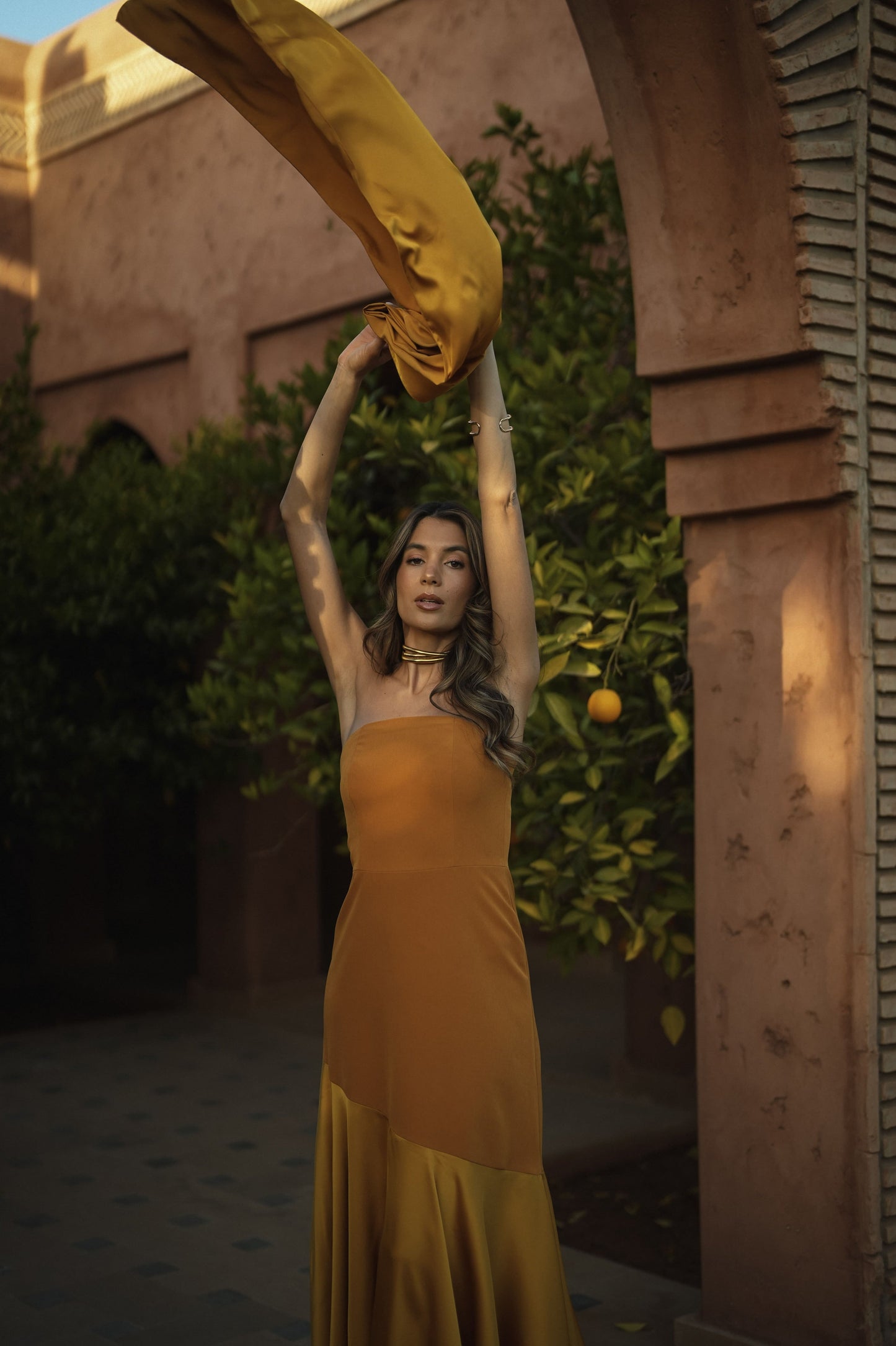 VESTIDO FIONA MOSTAZA