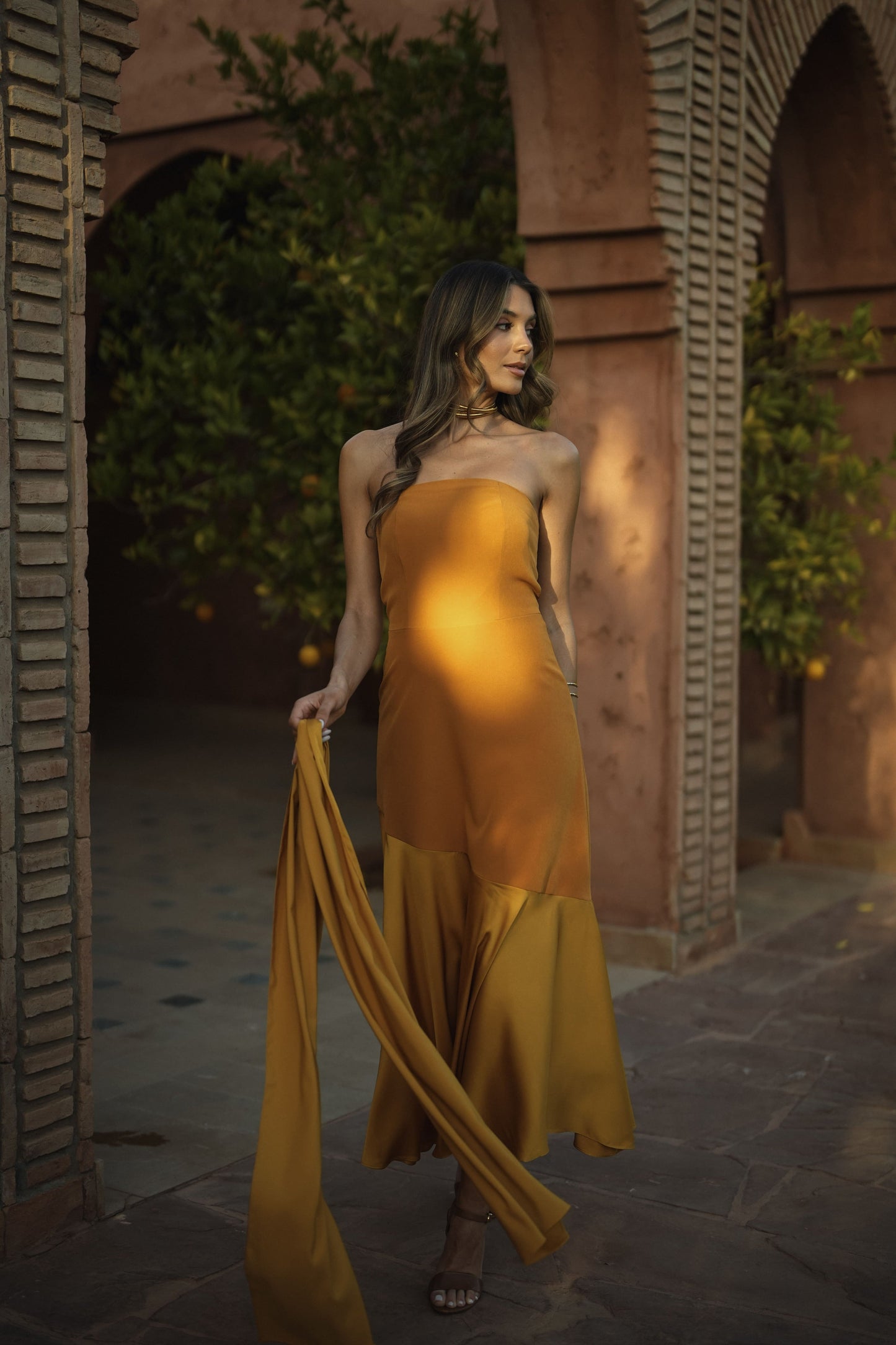 VESTIDO FIONA MOSTAZA