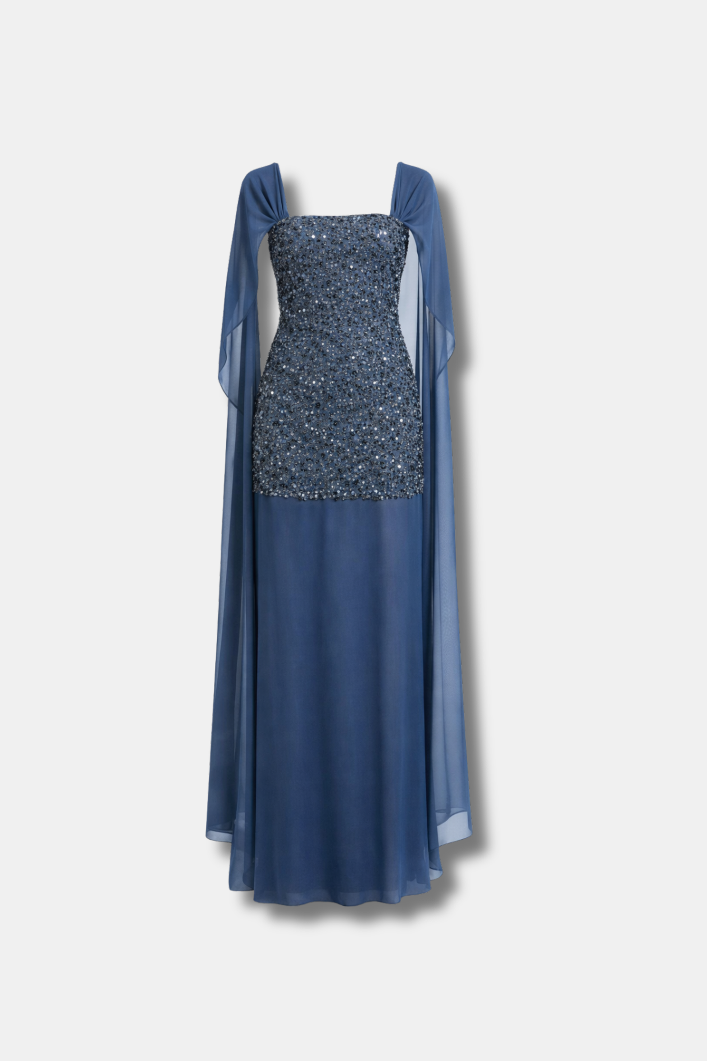 VESTIDO ISABELLA AZUL LENTEJUELAS