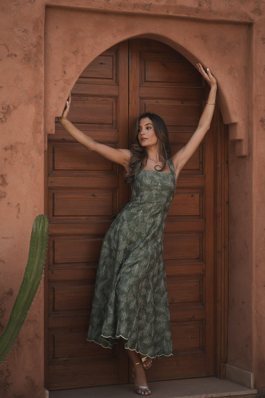 VESTIDO FLORA VERDE