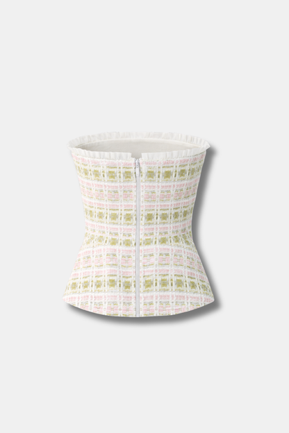 TOP GARDENIA TWEED