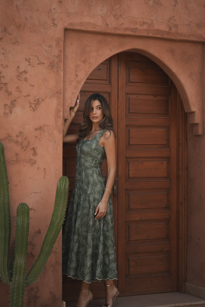 VESTIDO FLORA VERDE