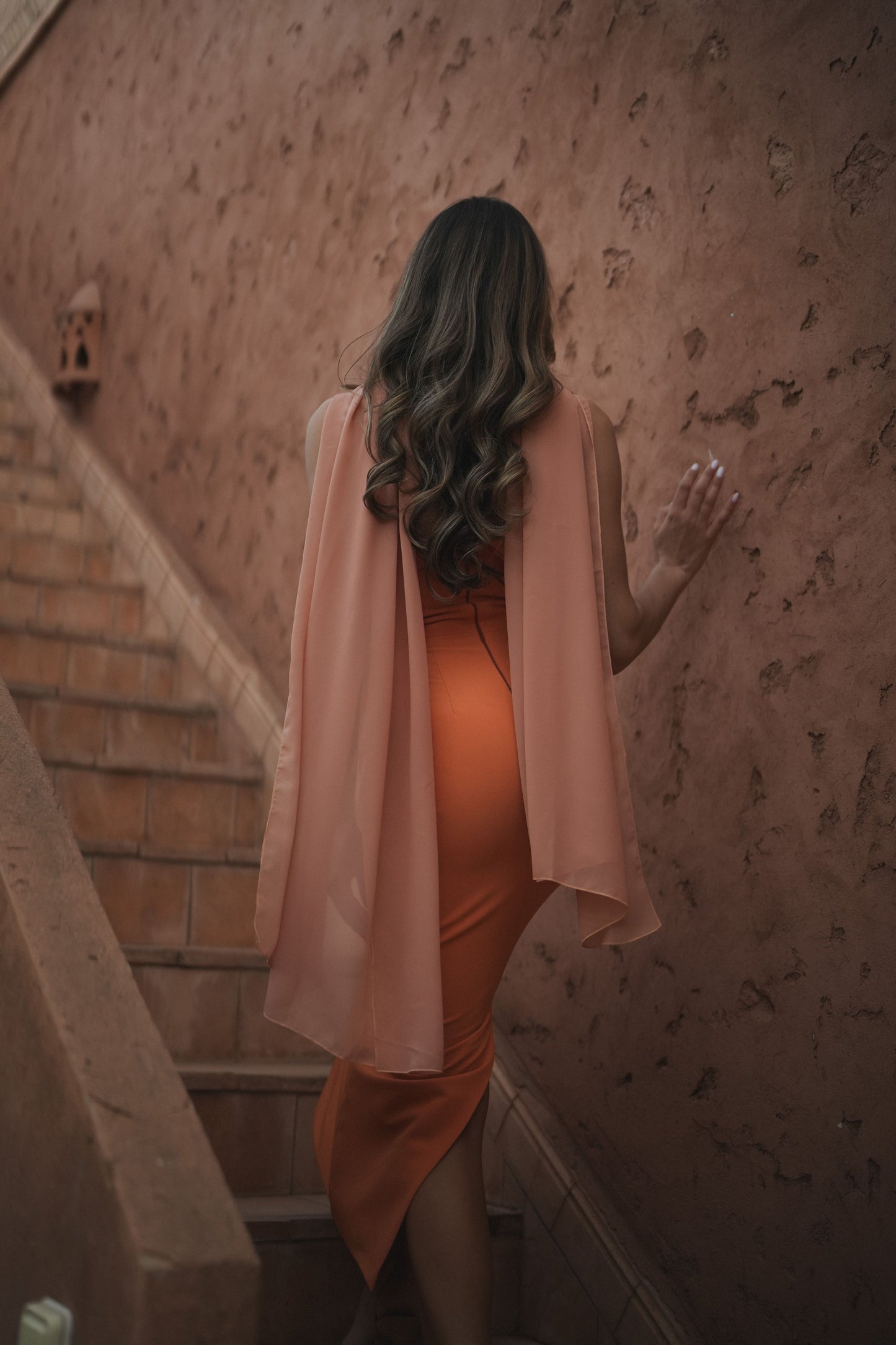 VESTIDO CAPRI MELOCOTÓN