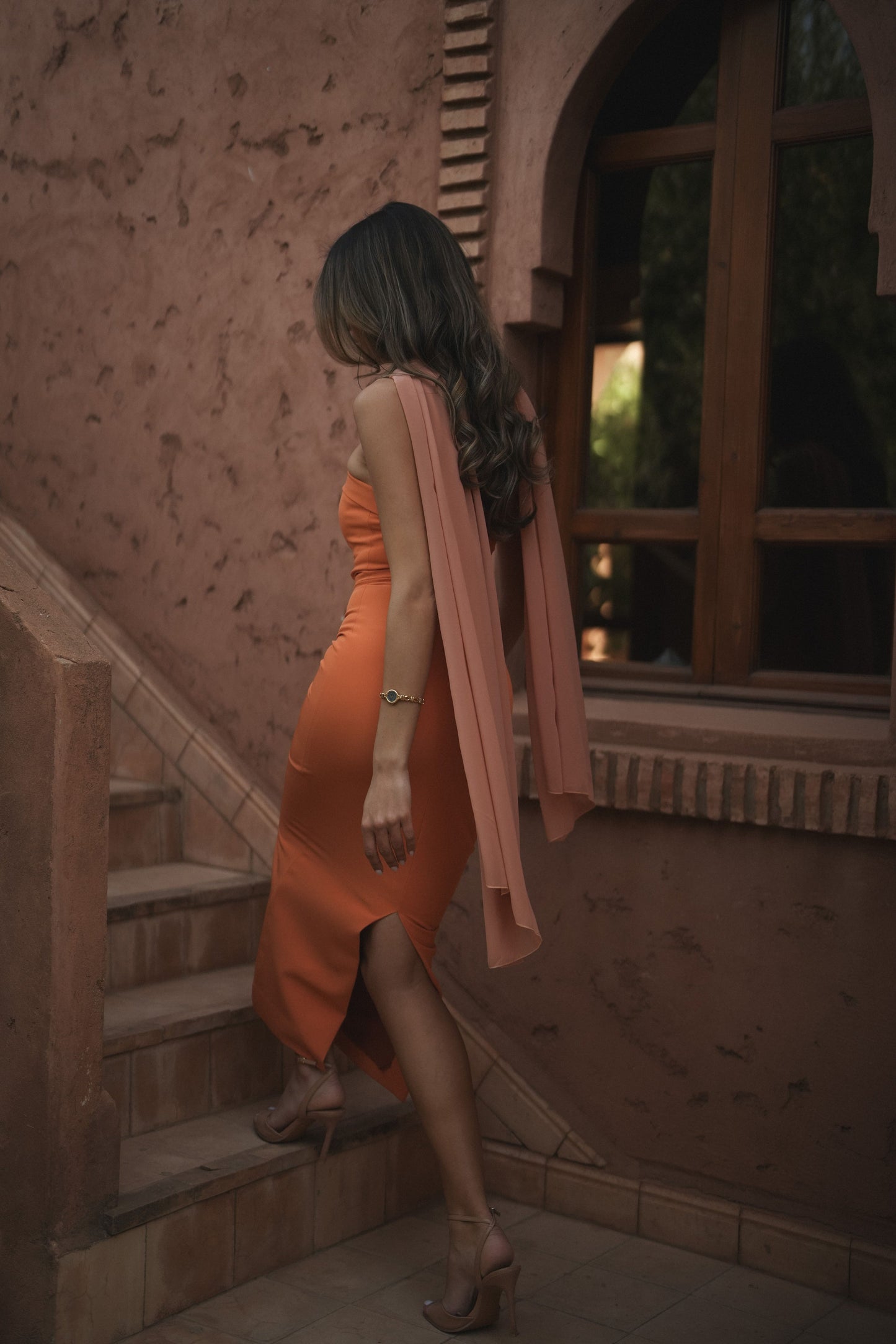 VESTIDO CAPRI MELOCOTÓN
