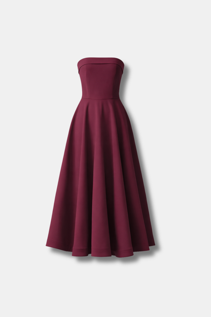VESTIDO ADELLE GRANATE