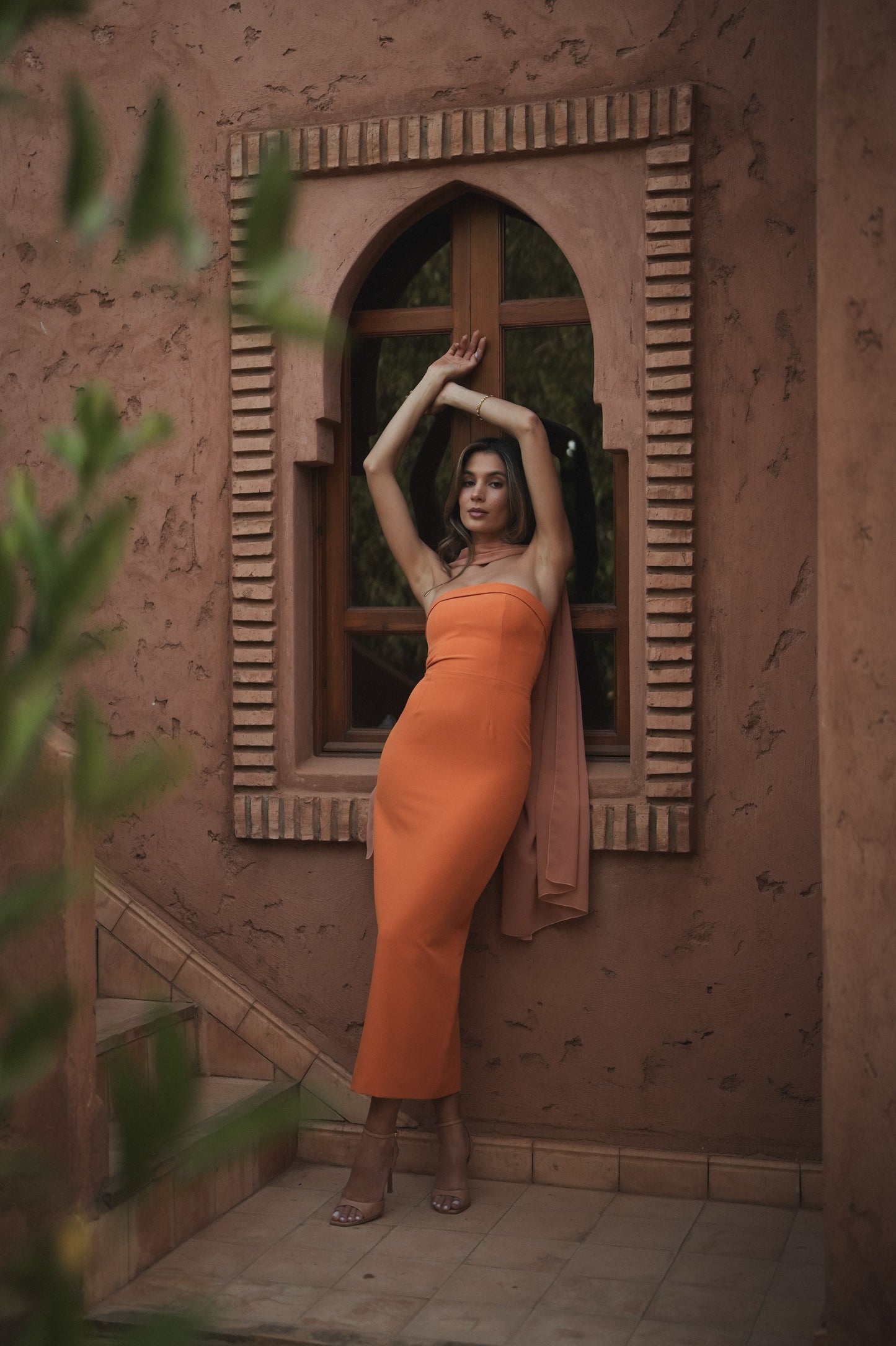 VESTIDO CAPRI MELOCOTÓN