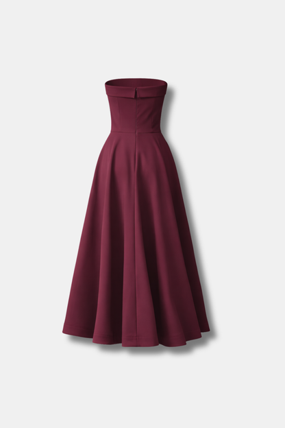 VESTIDO ADELLE GRANATE