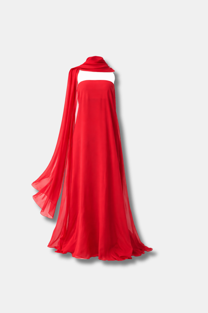 VESTIDO CATANIA ROJO