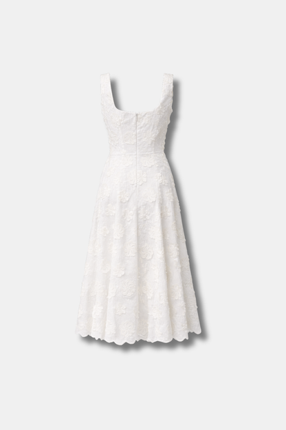 VESTIDO FLORA BLANCO