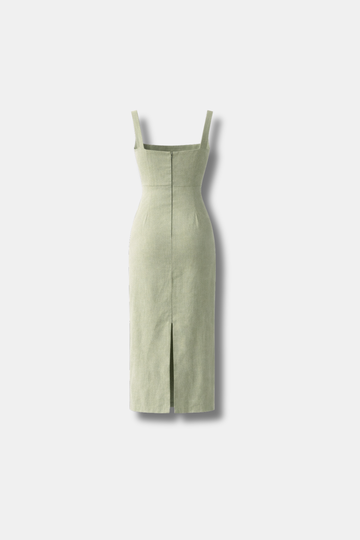 VESTIDO JOSEFINE LINO VERDE