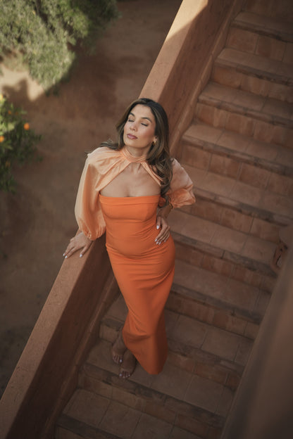 VESTIDO CAPRI MELOCOTÓN
