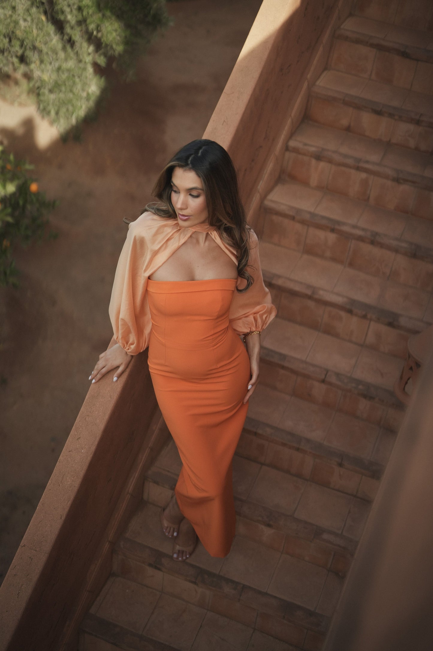 VESTIDO CAPRI MELOCOTÓN