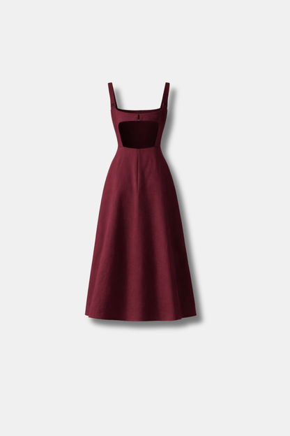 VESTIDO MARTINA GRANATE