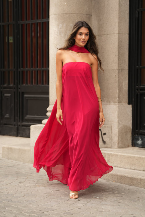 VESTIDO CATANIA ROJO