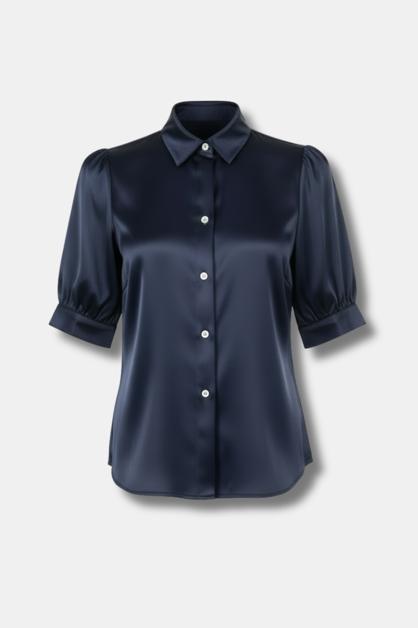 CAMISA SATEN AZUL