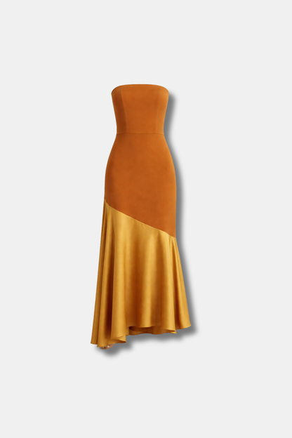 VESTIDO FIONA MOSTAZA