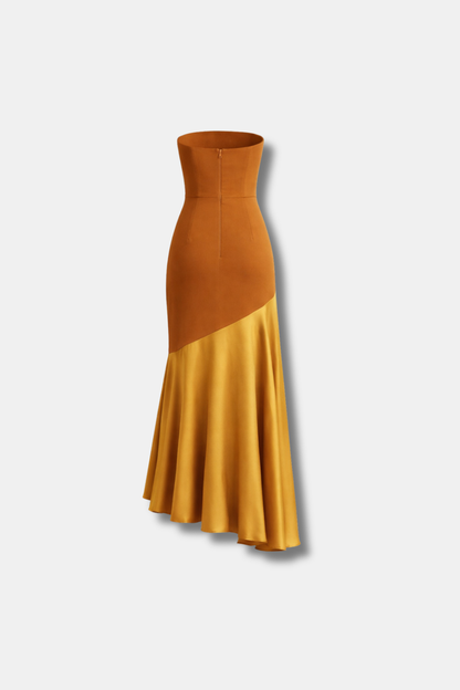 VESTIDO FIONA MOSTAZA