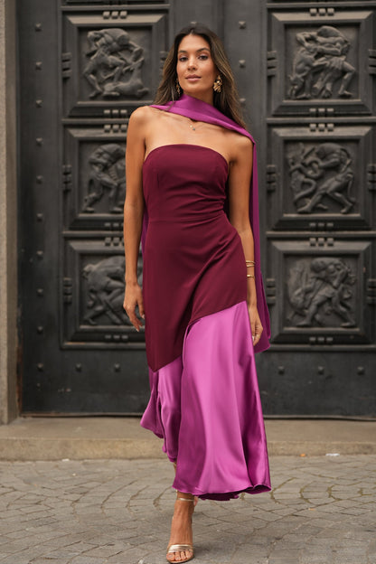 VESTIDO FIONA GRANATE
