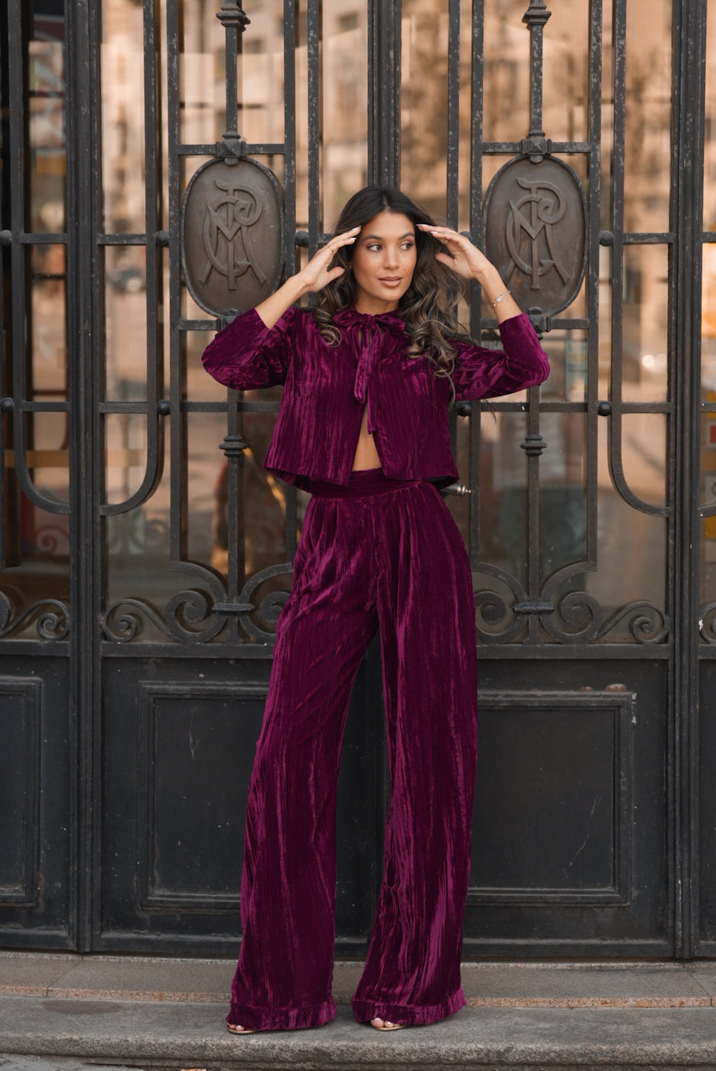 SET OLIVIA TERCIOPELO