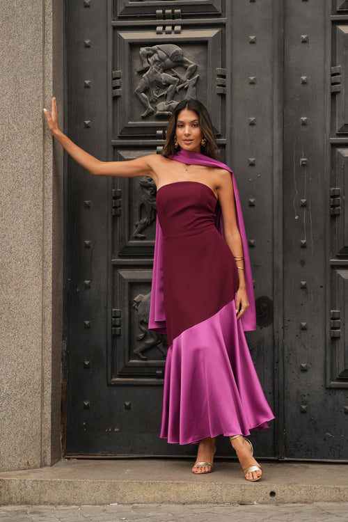 VESTIDO FIONA GRANATE