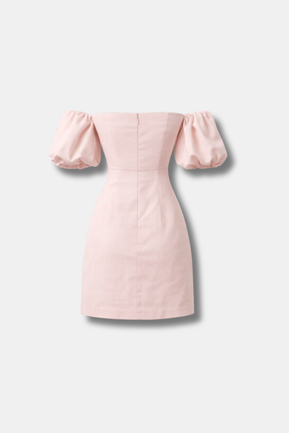 VESTIDO ESMERALDA CORTO ROSA
