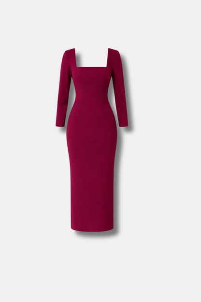 VESTIDO SELINA GRANATE