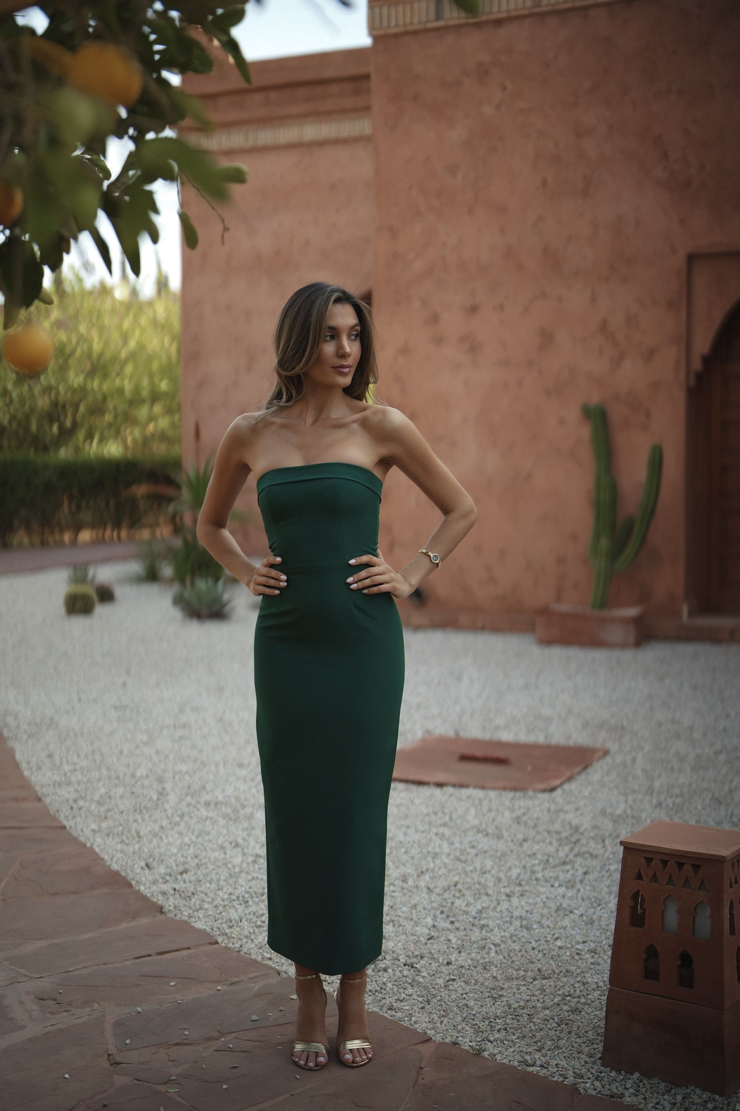 VESTIDO CAPRI VERDE OSCURO