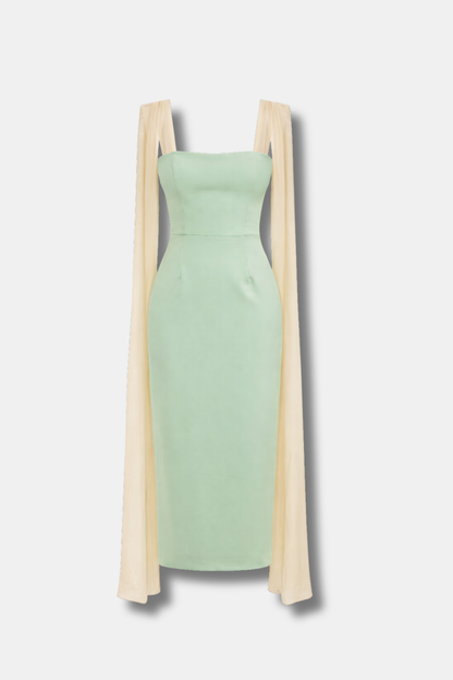 VESTIDO NICOLE VERDE MENTA