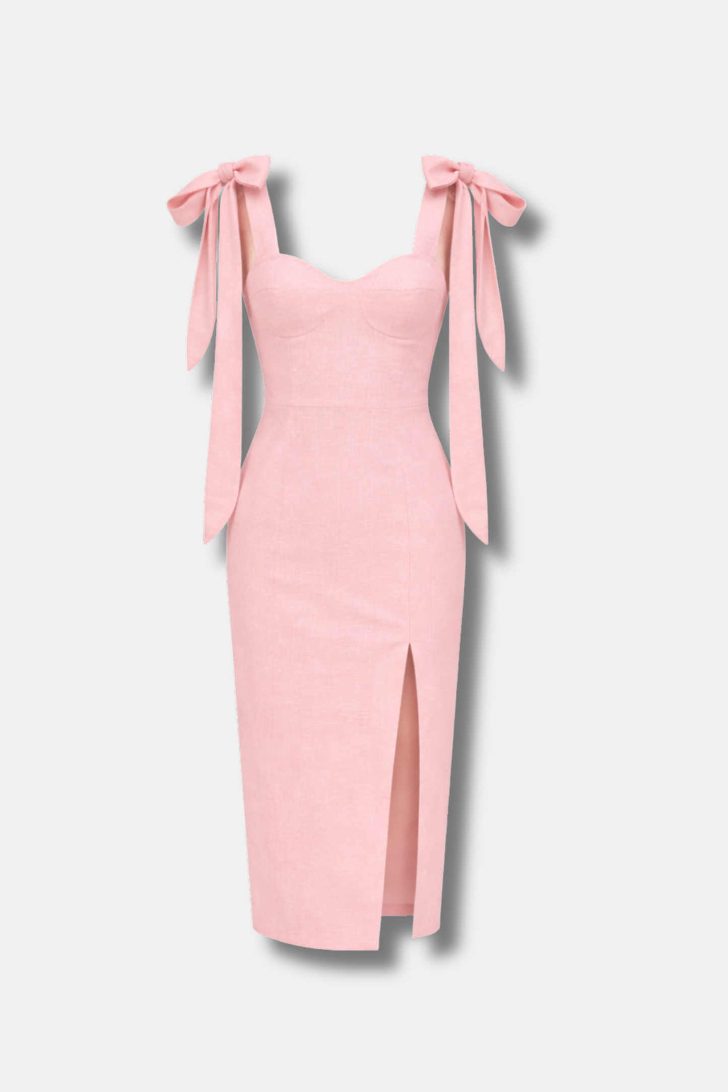 VESTIDO VERONA LINO ROSA