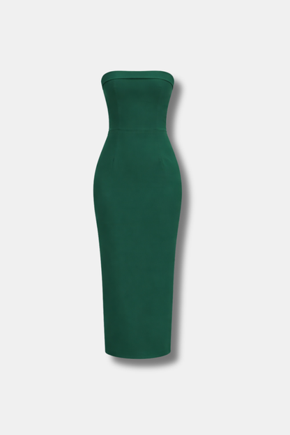 VESTIDO CAPRI VERDE OSCURO