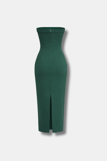 VESTIDO CAPRI VERDE OSCURO