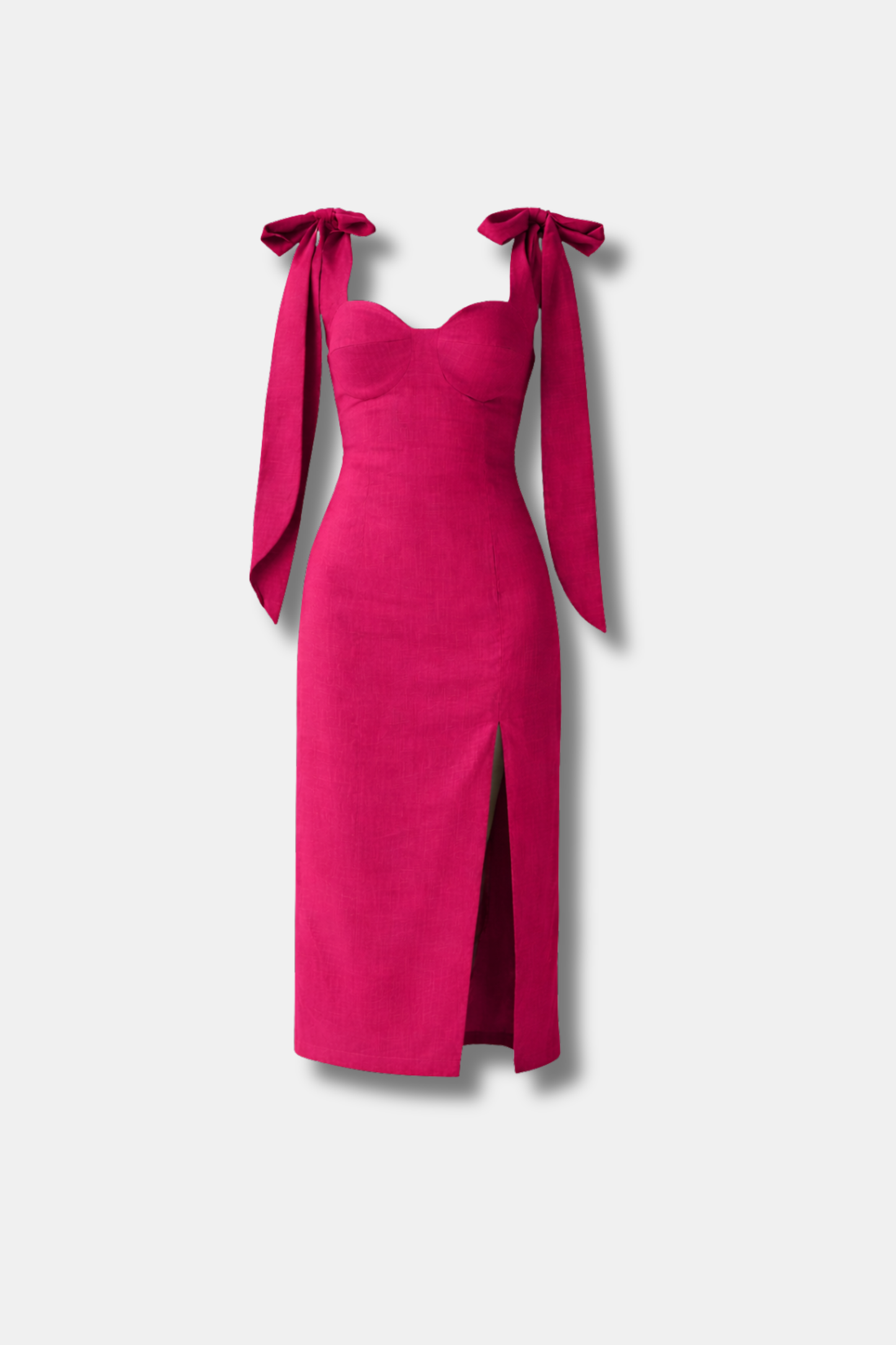 VESTIDO VERONA LINO CEREZA