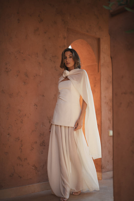 VESTIDO ISABELLA BEIGE