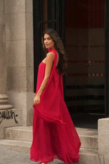 VESTIDO CATANIA ROJO
