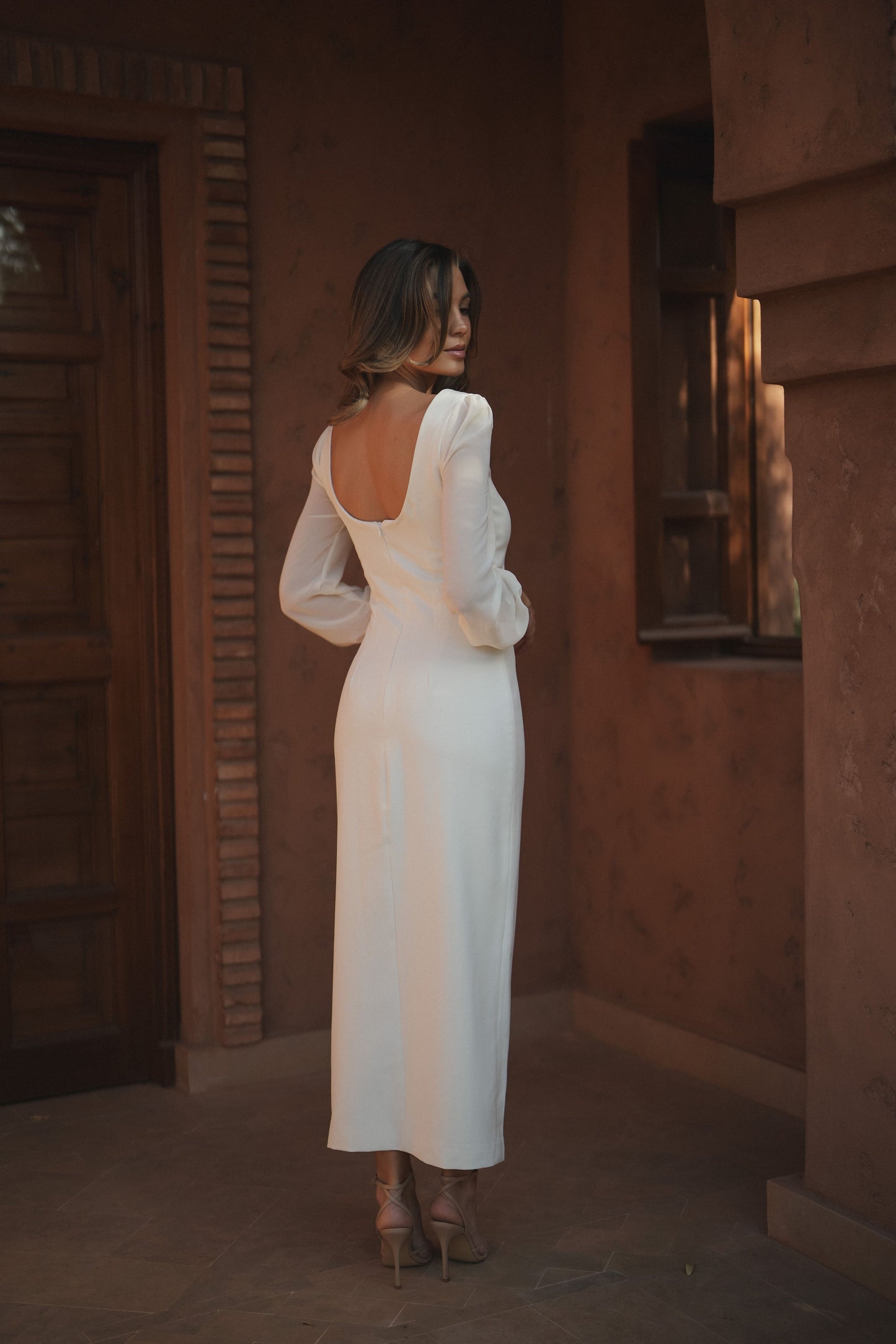 VESTIDO CELINE BEIGE
