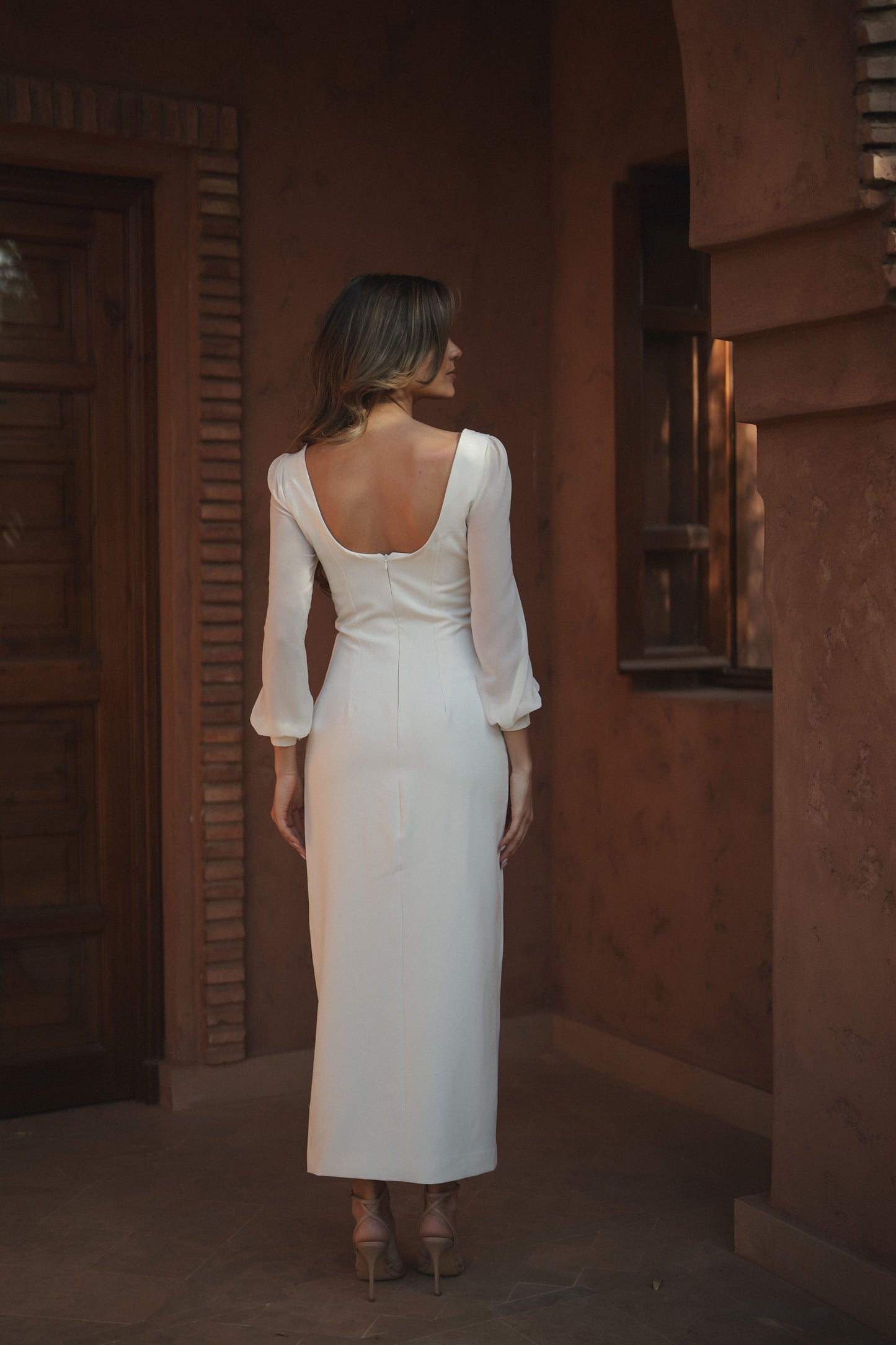 VESTIDO CELINE BEIGE